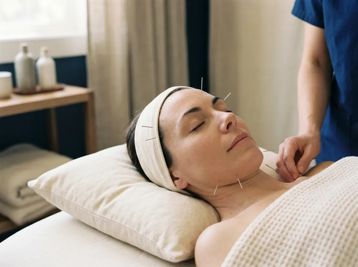 Facial acupuncture for jaw tension NYC