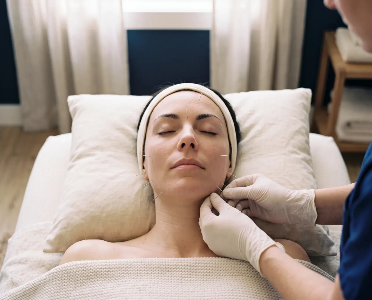 Facial acupuncture Financial District NYC