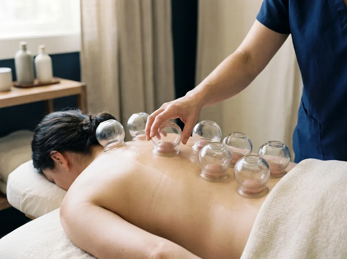 Fixed cupping on the back, NYC