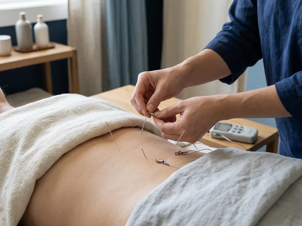 Electro-acupuncture device and needles