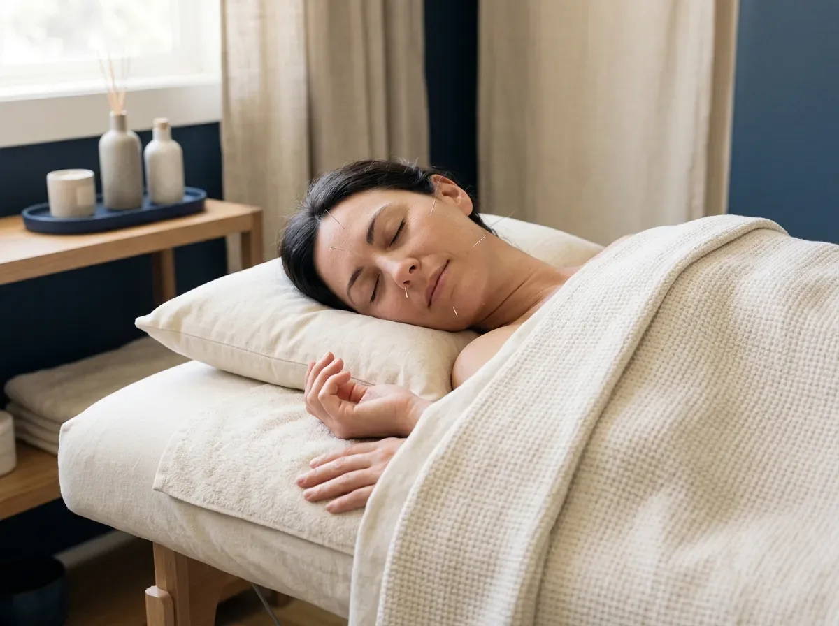 Facial acupuncture and sleep NYC