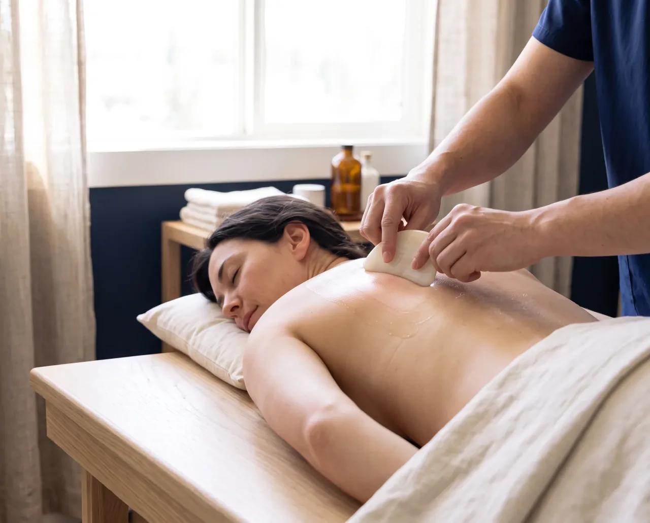 Gua sha Financial District NYC