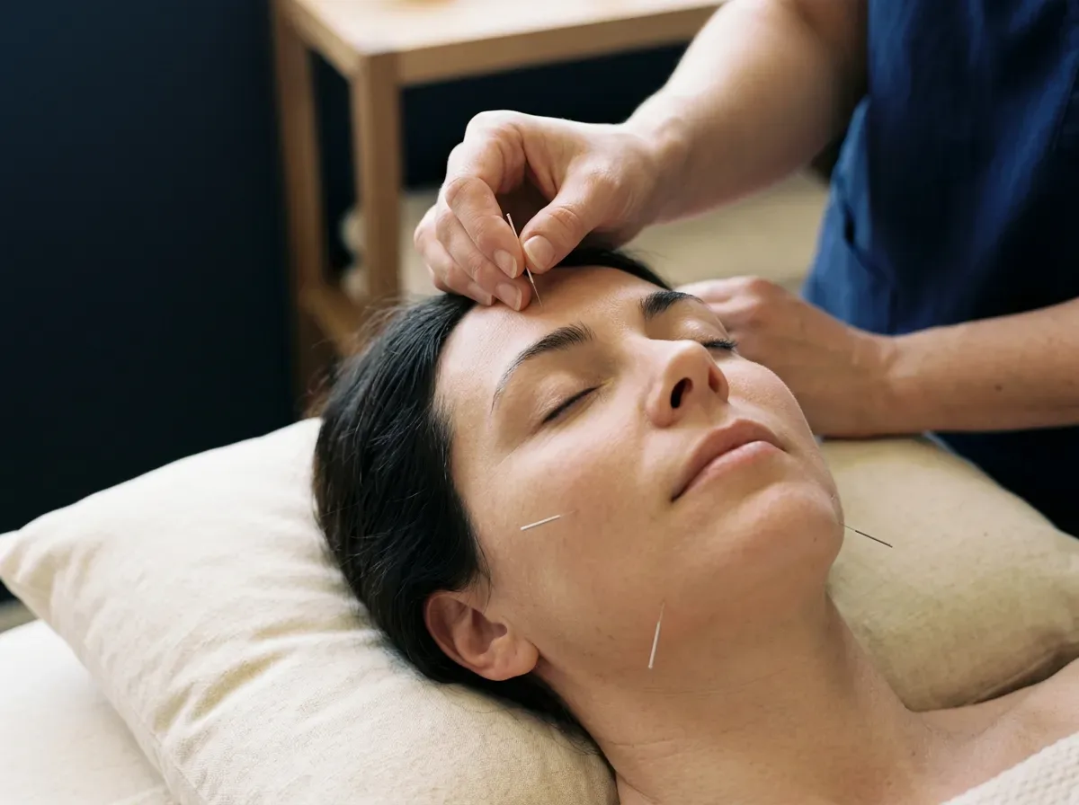 Facial acupuncture needles NYC