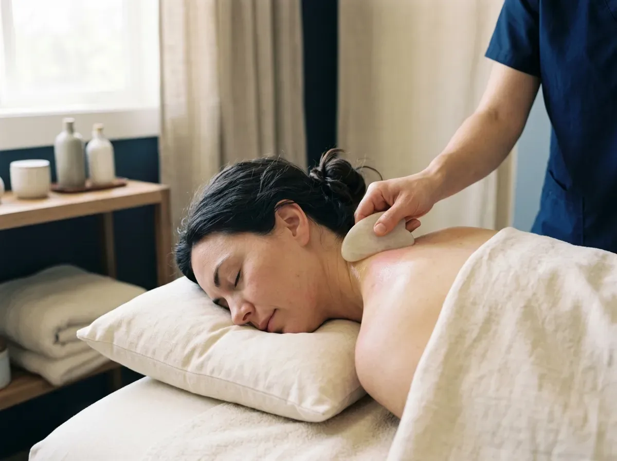 Gua sha for tension headaches NYC
