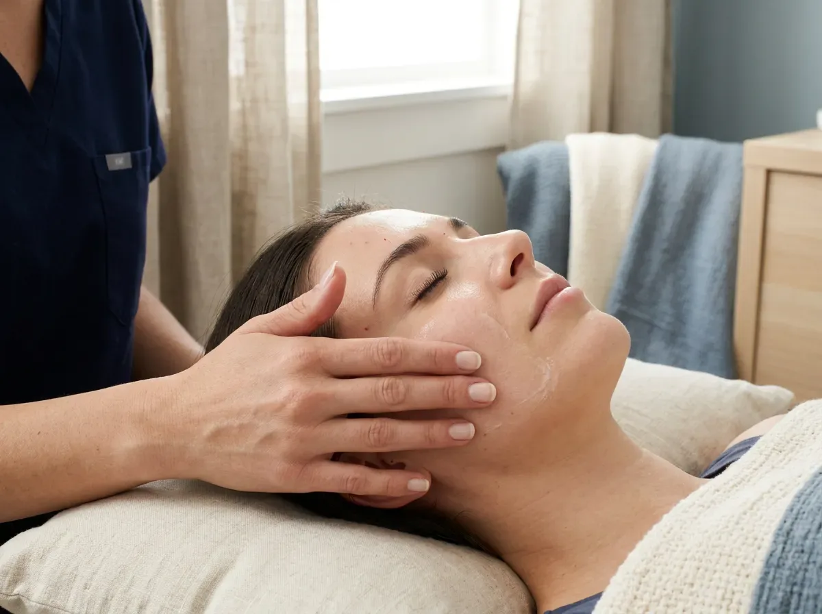 After facial acupuncture NYC